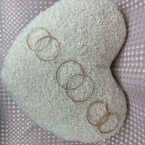 Elegant fantasy  Hoop Earrings Set